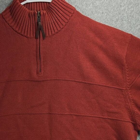 Pendleton Sweater 1/4 Zip Cotton Made In Japan Large - Picture 2 of 11